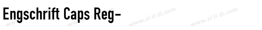 Engschrift Caps Reg字体转换